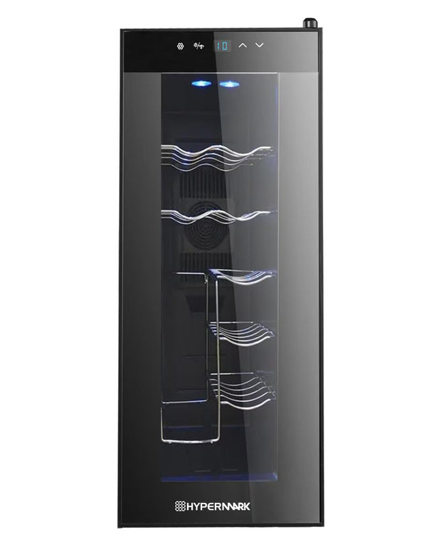 Enfriador de Vinos Hypermark HM0026CV, Capacidad 12 Botellas