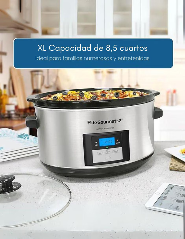 Olla de Cocción Lenta Elite Gourmet MST-900D